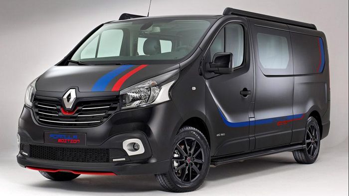 Η νέα έκδοση Renault Trafic Formula Edition διακρίνεται μεταξύ άλλων και την ιδιαίτερα δυναμική αισθητική του αμαξώματος της. 