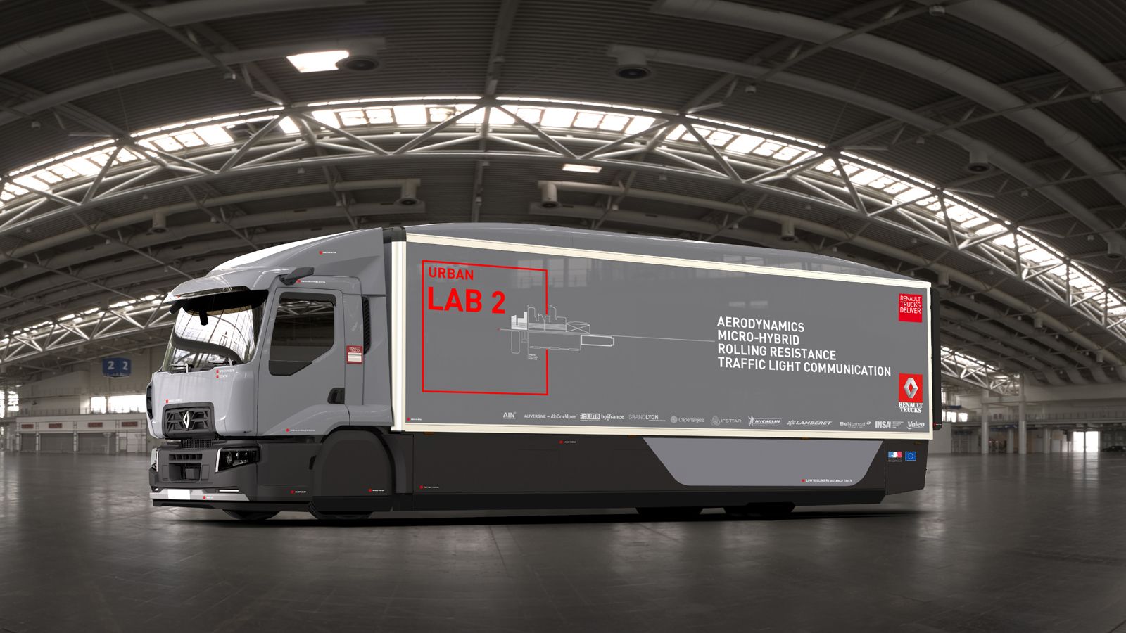 Το Renault Urban Lab 2 είναι ένα πρωτότυπο φορτηγό αστικών διανομών που ενσωματώνει μια πλειάδα προηγμένων –πειραματικών- τεχνολογικών λύσεων