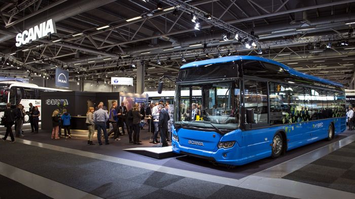 H Scania παρουσίασε μια νέα έκδοση του αστικού Citywide με ένα υβριδικό σύστημα κινητήρων που κάνει χρήση 100% biodiesel ως καύσιμο.