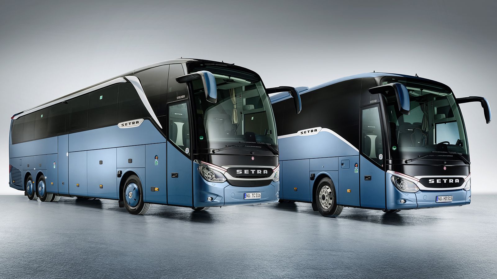 Τα νέα Setra ComfortClass και TopClass υιοθετούν τη νέα σχεδιαστική φιλοσοφία της εταιρείας. 