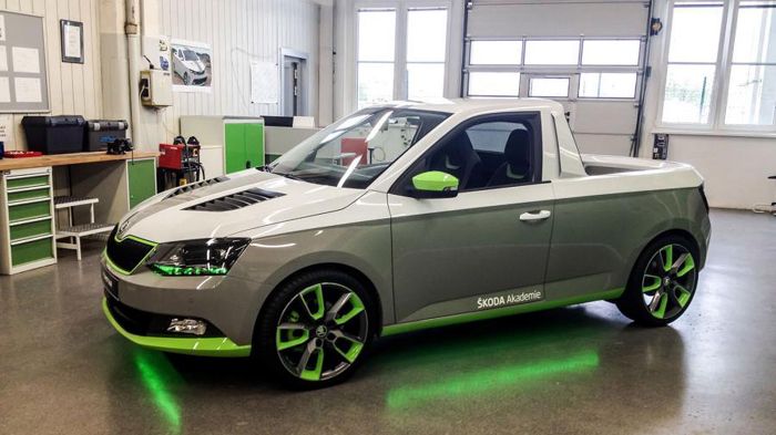 Το πρωτότυπο Pick-Up «FUNstar» της Skoda βασίζεται στο αμάξωμα της Fabia.
