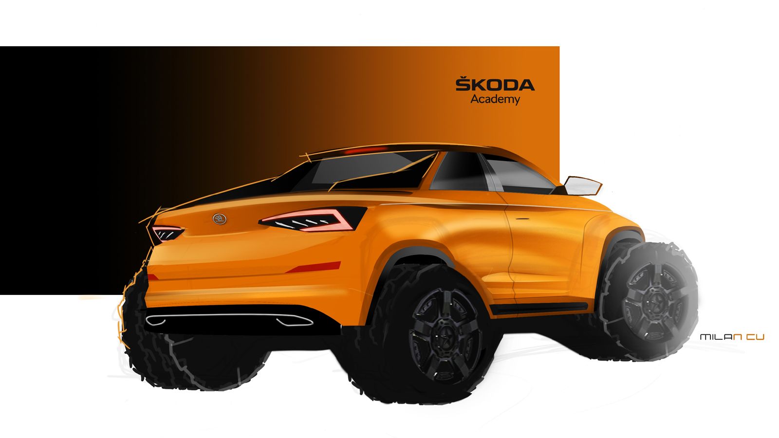 To πρωτότυπο Skoda Pick-Up θα έχει δύο πόρτες ωστόσο, θα βασίζεται στο αμάξωμα του μεγάλου SUV της εταιρείας, το Kodiaq.