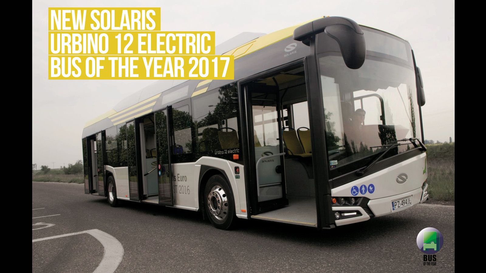 Με δυνατότητα υποστήριξης έως και 30 καθήμενων επιβατών, το 12μετρο ηλεκτροκίνητο Solaris Urbino βραβεύτηκε ως το «International Bus of the Year 2017»