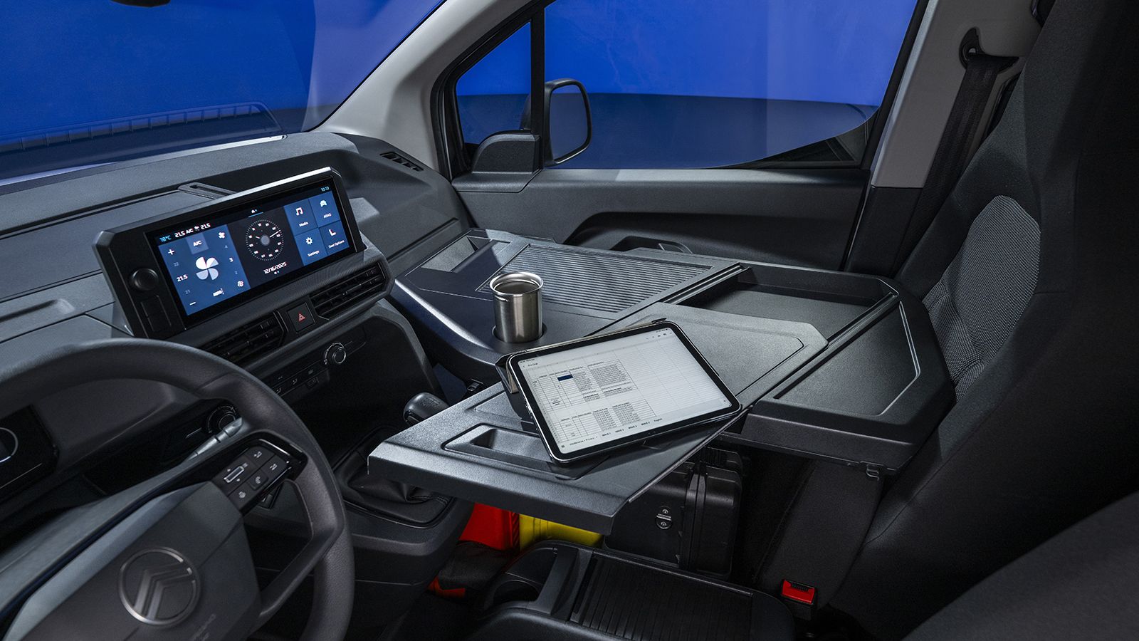 Fiat Doblo EasyPro: εσωτερικό καμπίνας, Moduconsole