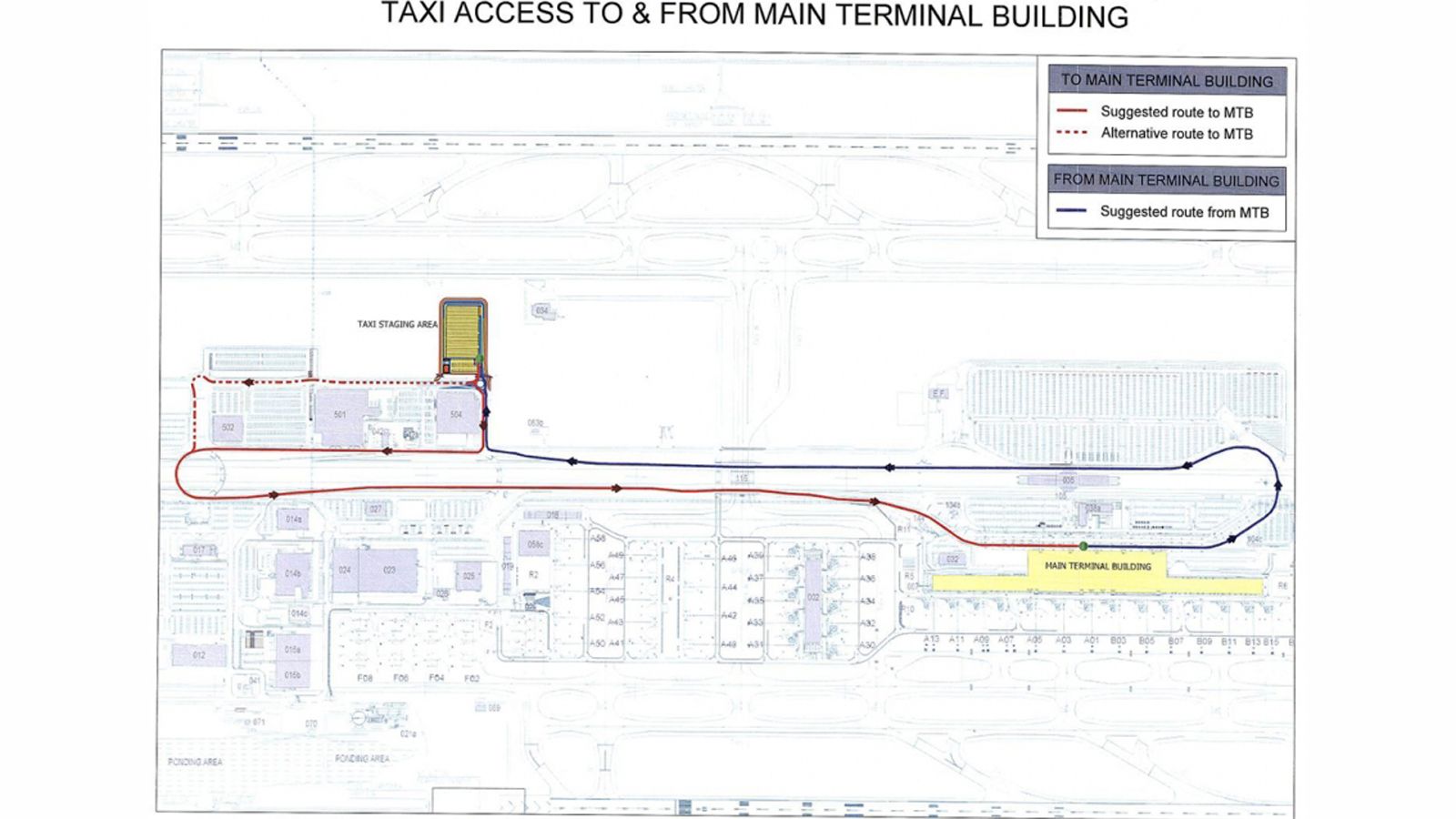 Νέοι χώροι αναμονής Taxi στο αεροδρόμιο