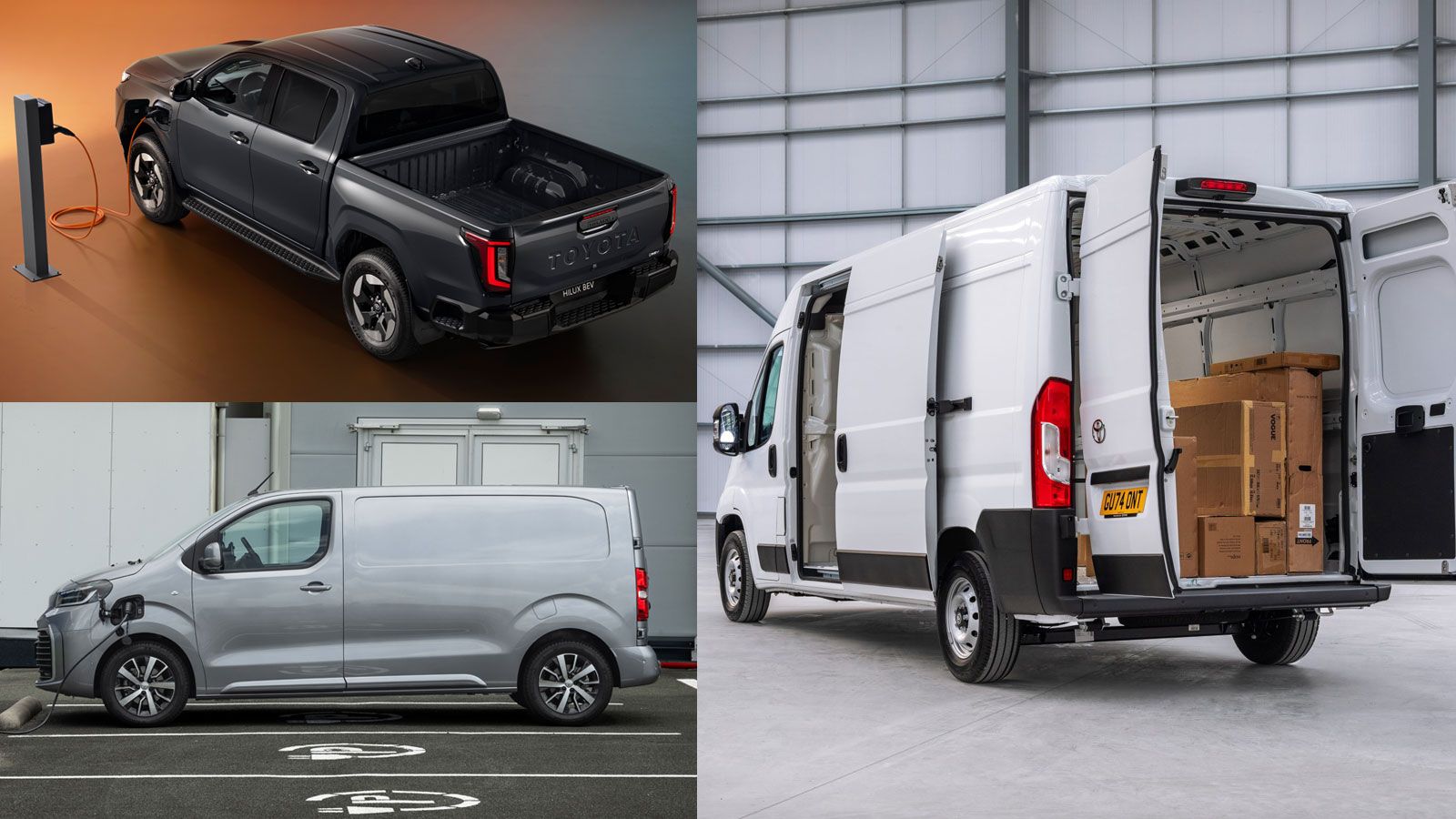 μίξη εικόνων Toyota Proace van: χώρος φόρτωσης, φόρτιση, καρότσα