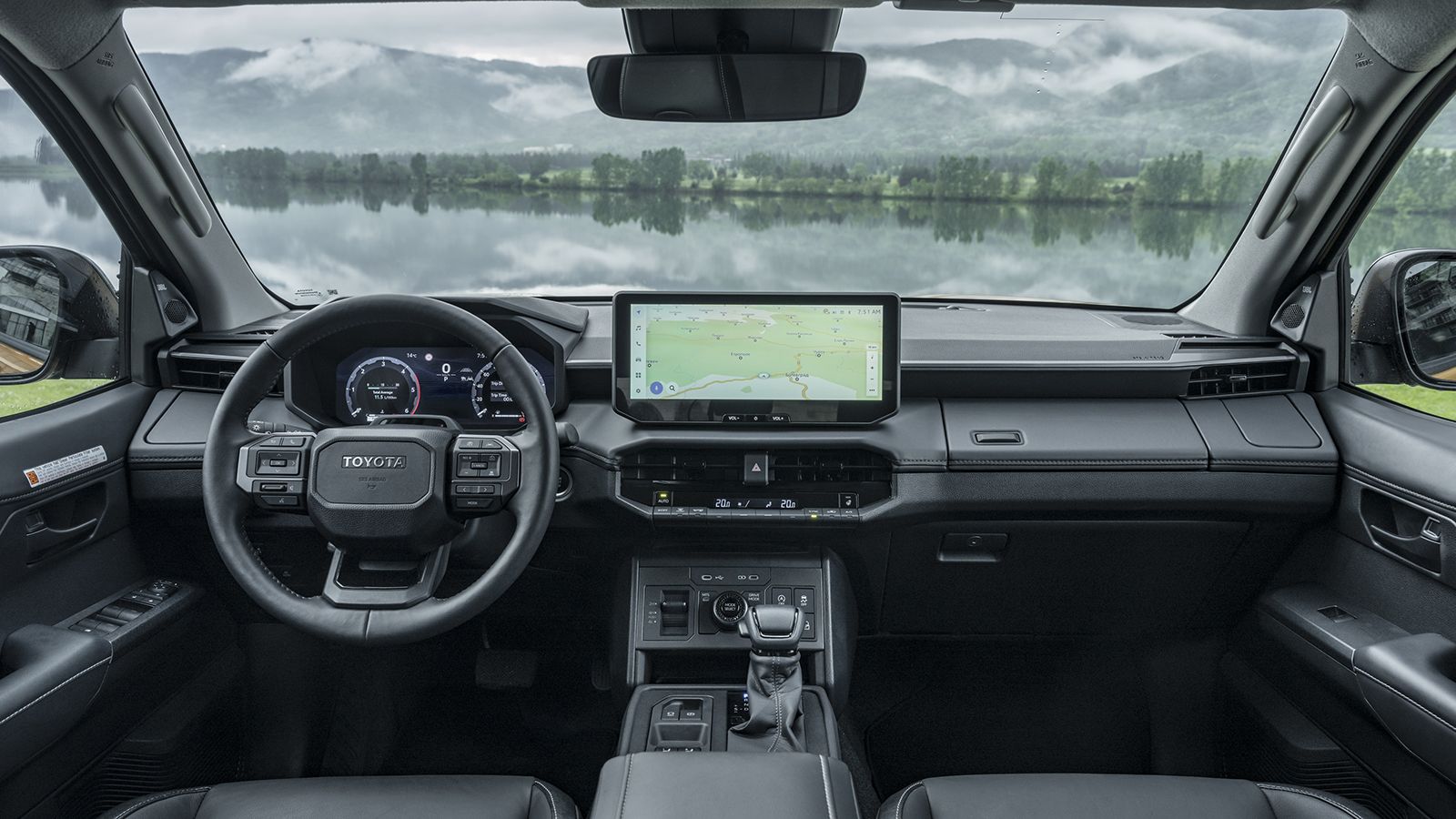 Toyota Hilux Hybrid 48V & BEV: εσωτερικό, ταμπλό, κεντρική κονσόλα