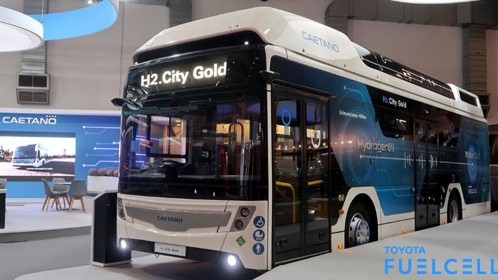 To «H2.City Gold» της CaetanoBus είναι ένα αστικό λεωφορείο με σύστημα fuel-cells της Toyota, το οποίο πραγματοποίησε την παγκόσμια πρεμιέρα του στη B