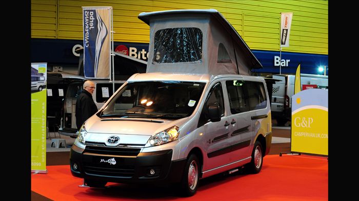 Πως θα σας φαίνονταν το Toyota ProAce ως βάση για το μελλοντικό αυτοκινούμενο τροχόσπιτο σας; Η G&P πάντως έχει ήδη έτοιμη την μετατροπή.