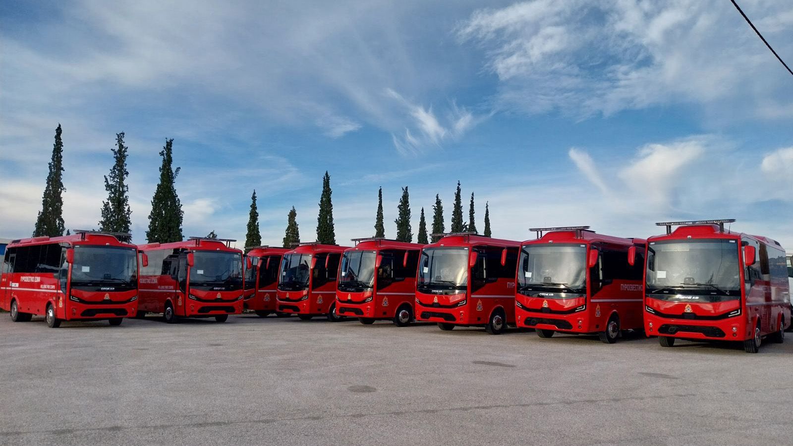 Με 15 Otokar Navigo T ενισχύθηκε το Πυροσβεστικό Σώμα!