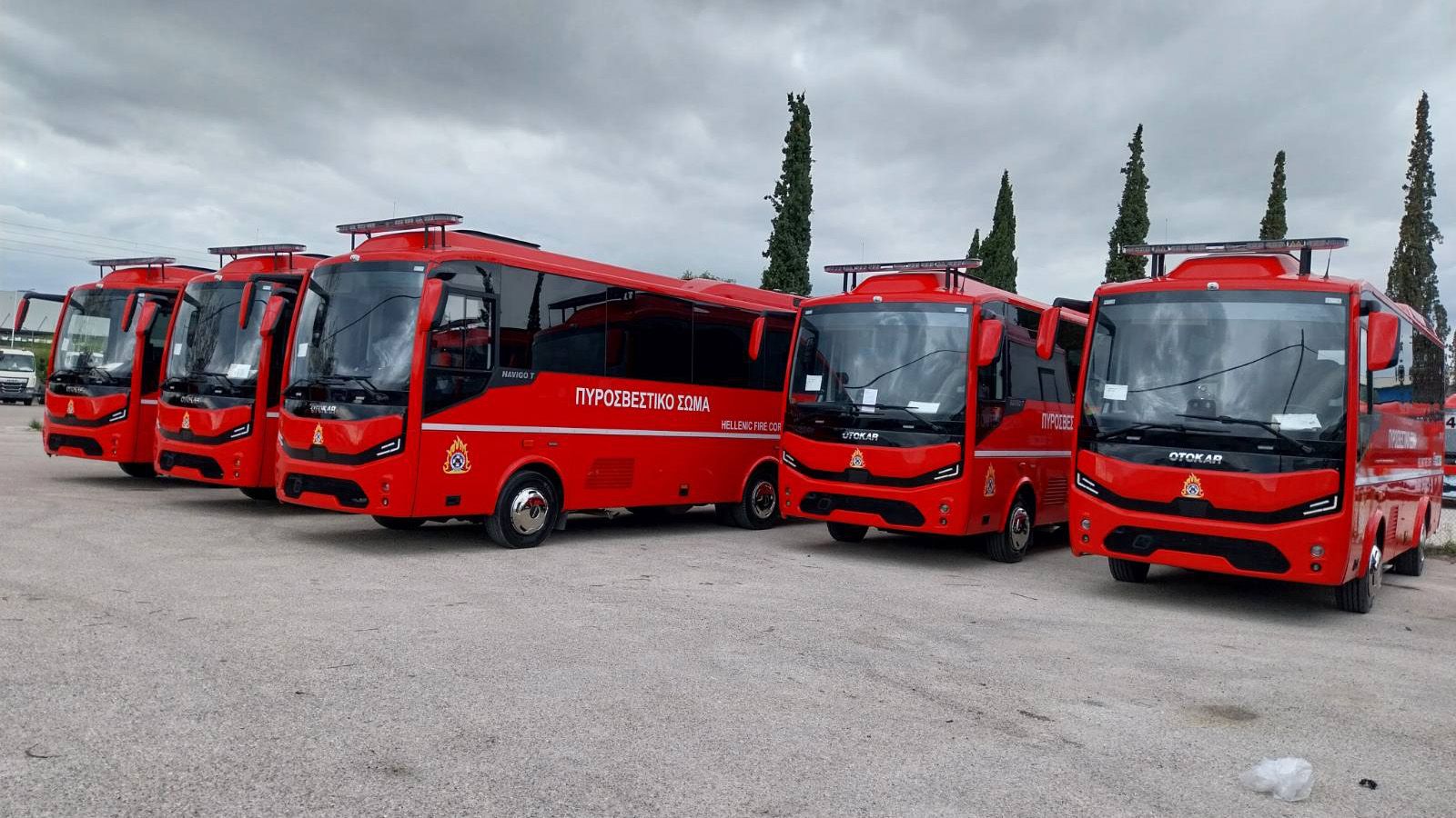 Με 15 Otokar Navigo T ενισχύθηκε το Πυροσβεστικό Σώμα!
