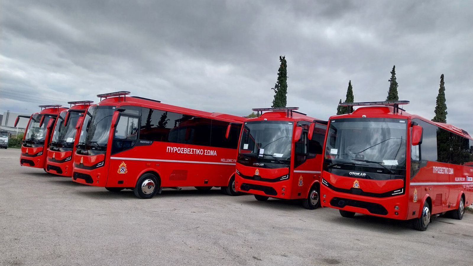 Με 15 Otokar Navigo T ενισχύθηκε το Πυροσβεστικό Σώμα!