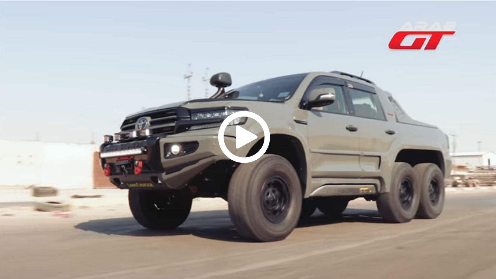 To Toyota Land Cruiser γίνεται 6x6 Pick-Up