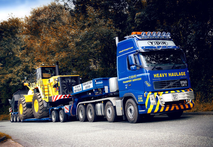 Ένα Volvo FH16 200 τόνων