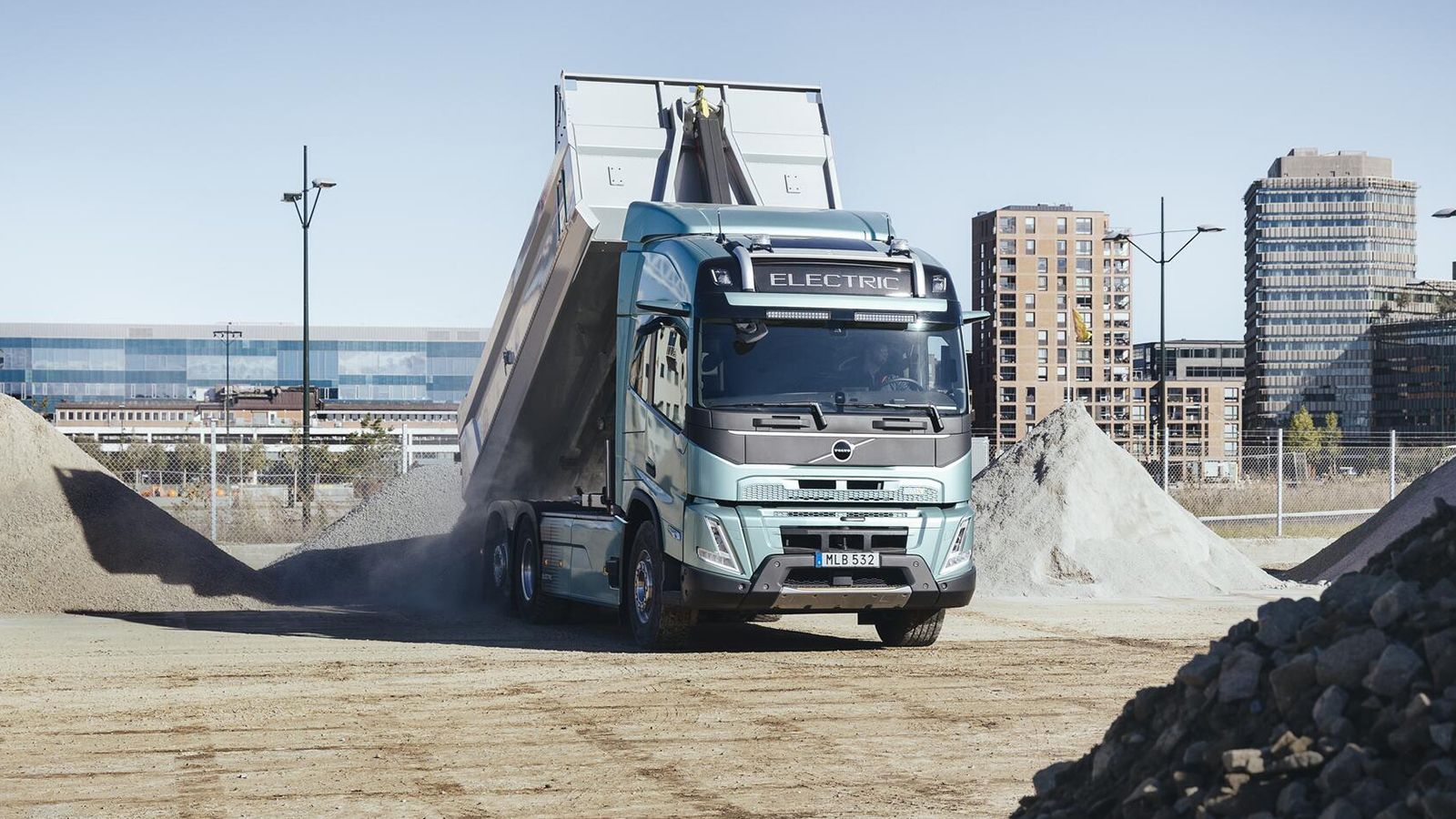 Volvo FMX Electric: στατικό, στο εργοτάξιο
