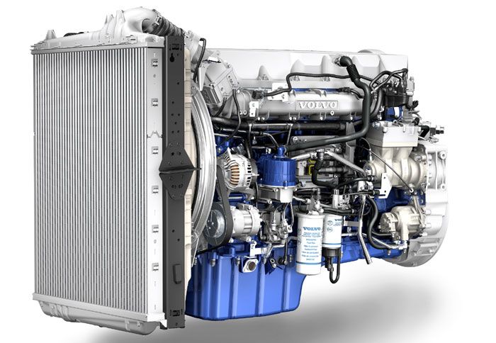 Ο Volvo D13 για Euro 6 βασίζεται στο δοκιμασμένο κινητήρα της Volvo με προδιαγραφές Euro 5.
