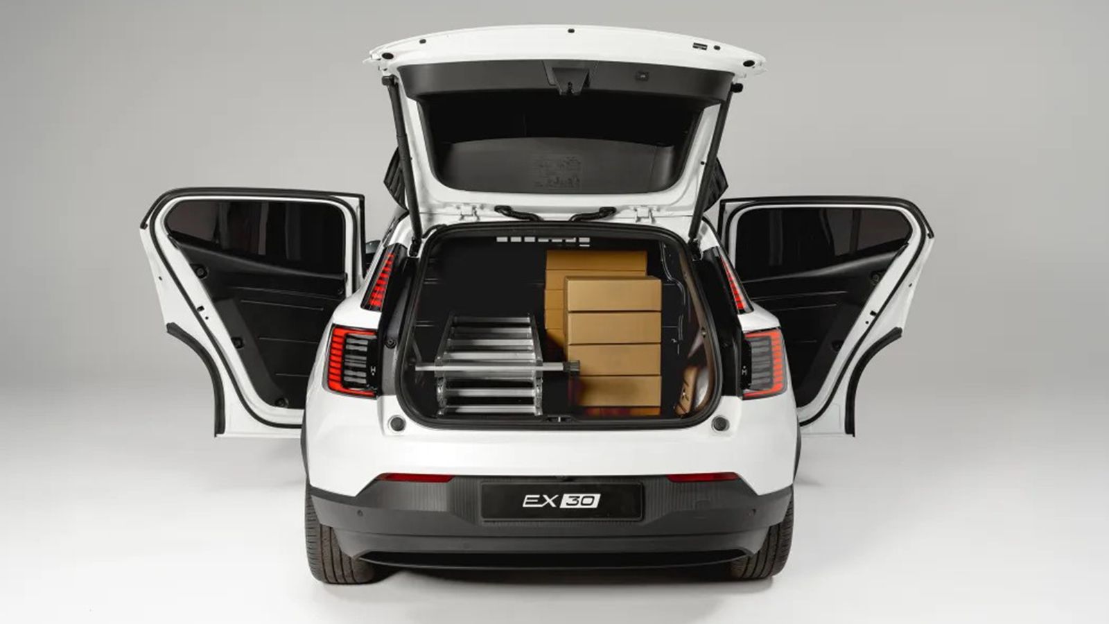Volvo ex30 cargo χώρος φόρτωσης