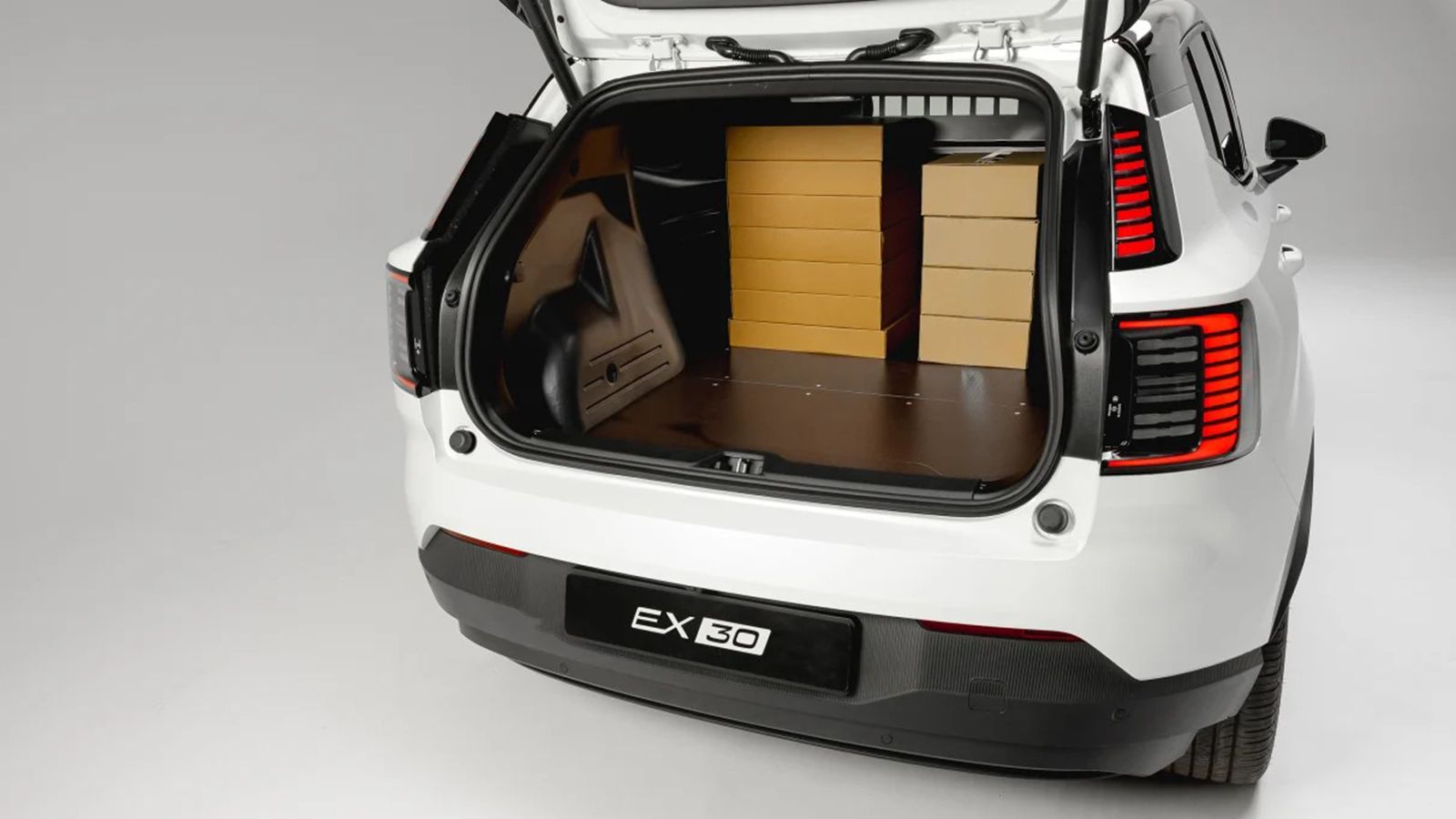 Volvo ex30 cargo χώρος φόρτωσης