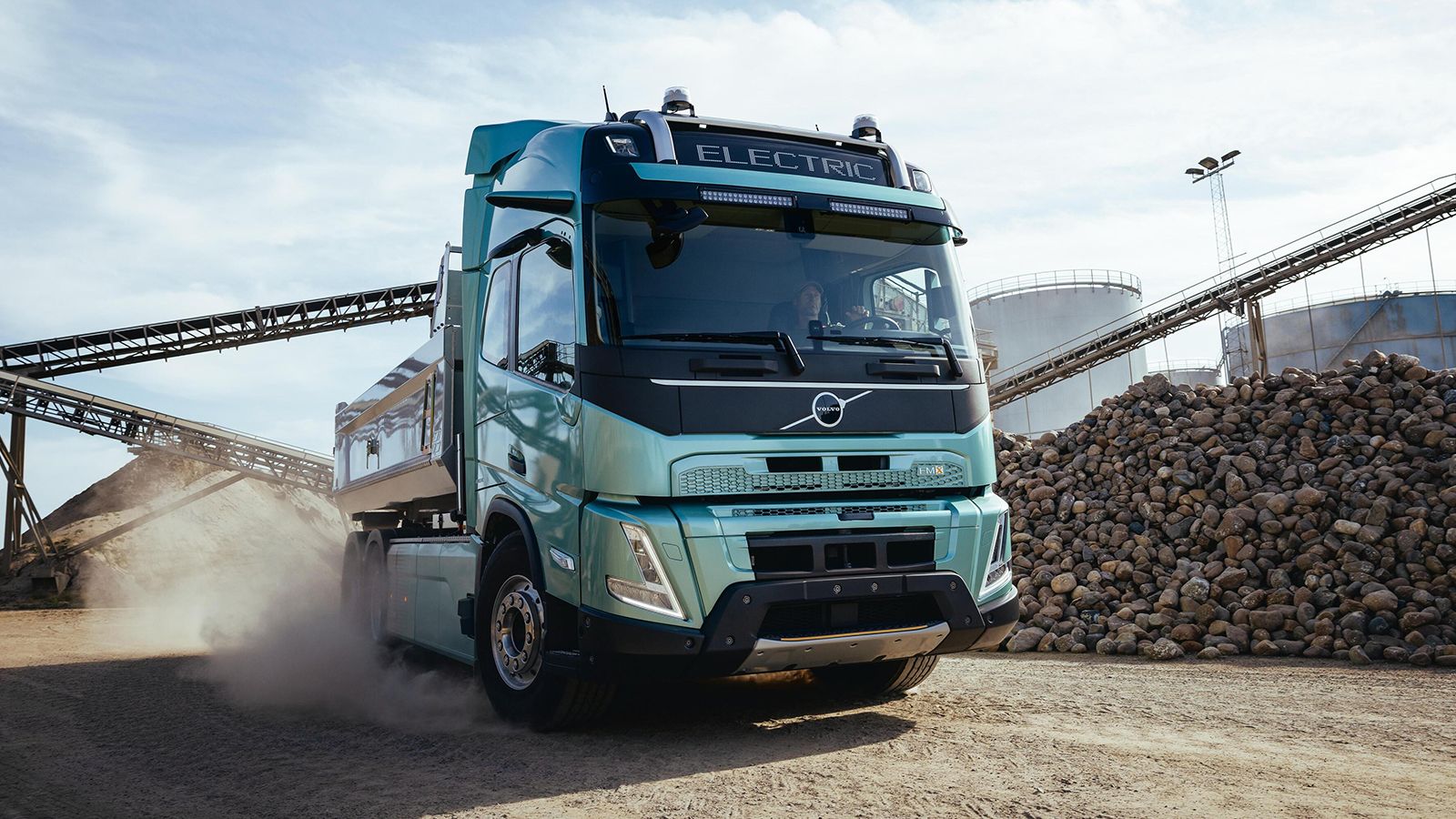 Volvo FMX Electric στην ΙΑΑ 2026, μπροστινή τριών τετάρτων όψη