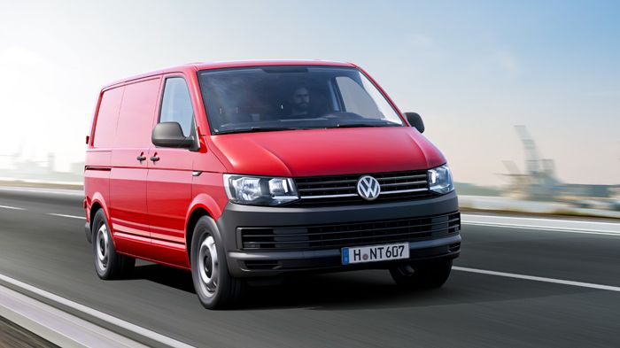 Το νέο VW T6 θα είναι διαθέσιμο σε εκδόσεις Van (Transporter) από το 2016 με ωφέλιμο όγκο φόρτωσης από 5,8 – 9,3 κ.μ.