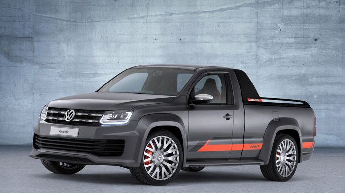 Το νέο πρωτότυπο VW Amarok Power Concept εφοδιάζεται με έναν V6 TDI κινητήρα 3,0λτ. με ισχύ 268 ίππων και ροπή 600 Nm.