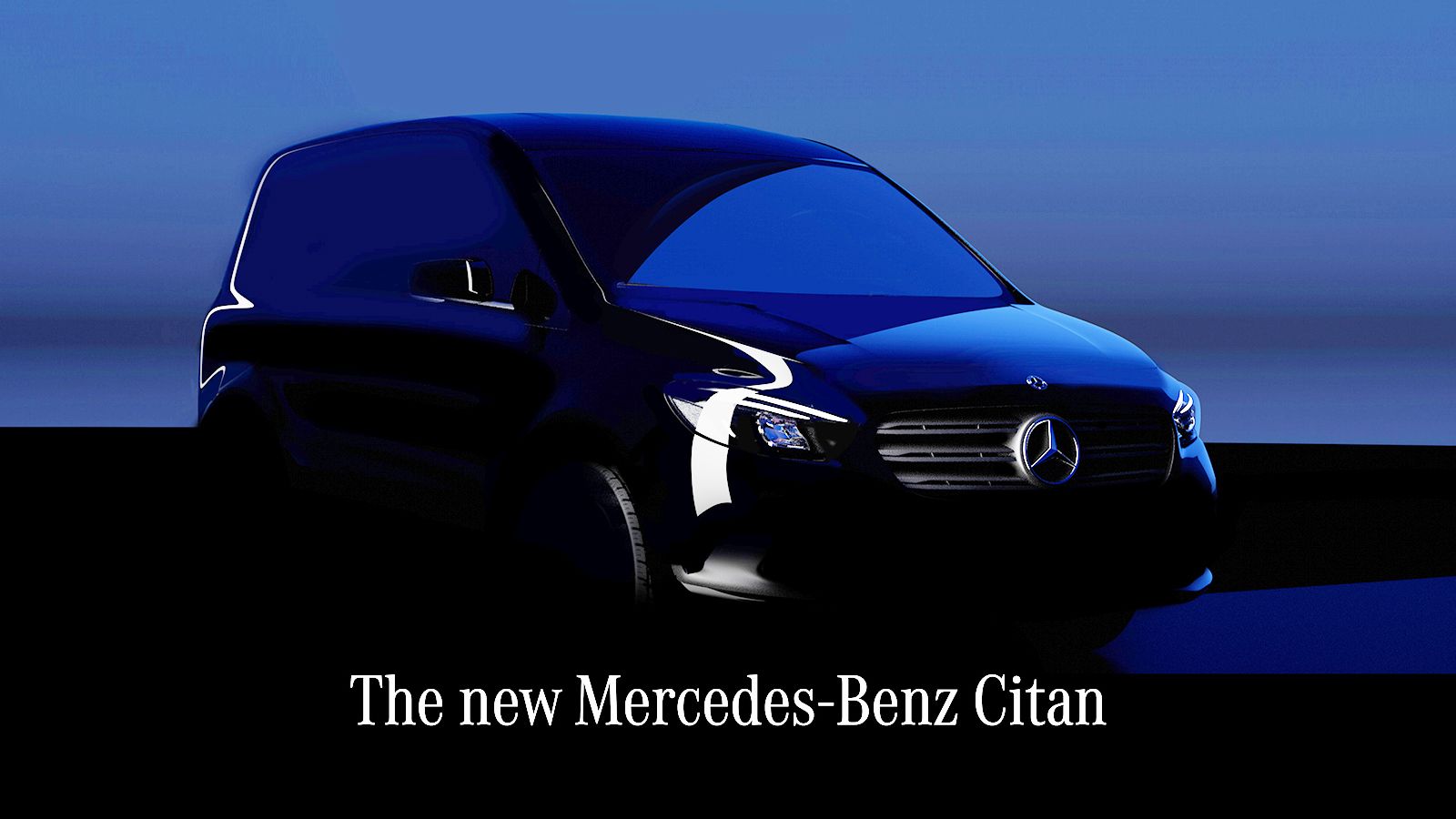 Η πρώτη προωθητικής εικόνα του νέου Mercedes-Benz Citan, που θα παρουσιαστεί στις 25 Αυγούστου 2021.