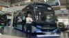 Το e-ATA Hydrogen στο περίπτερο της Karsan στην έκθεση IAA Transportation του Ανόβερο. Μπροστά στο 12μετρο λεωφορείο, ο CEO της εταιρεία, κ. Okan Bas.