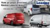 Κορυφαία Leasing Deals για Vans όλων των τύπων!  