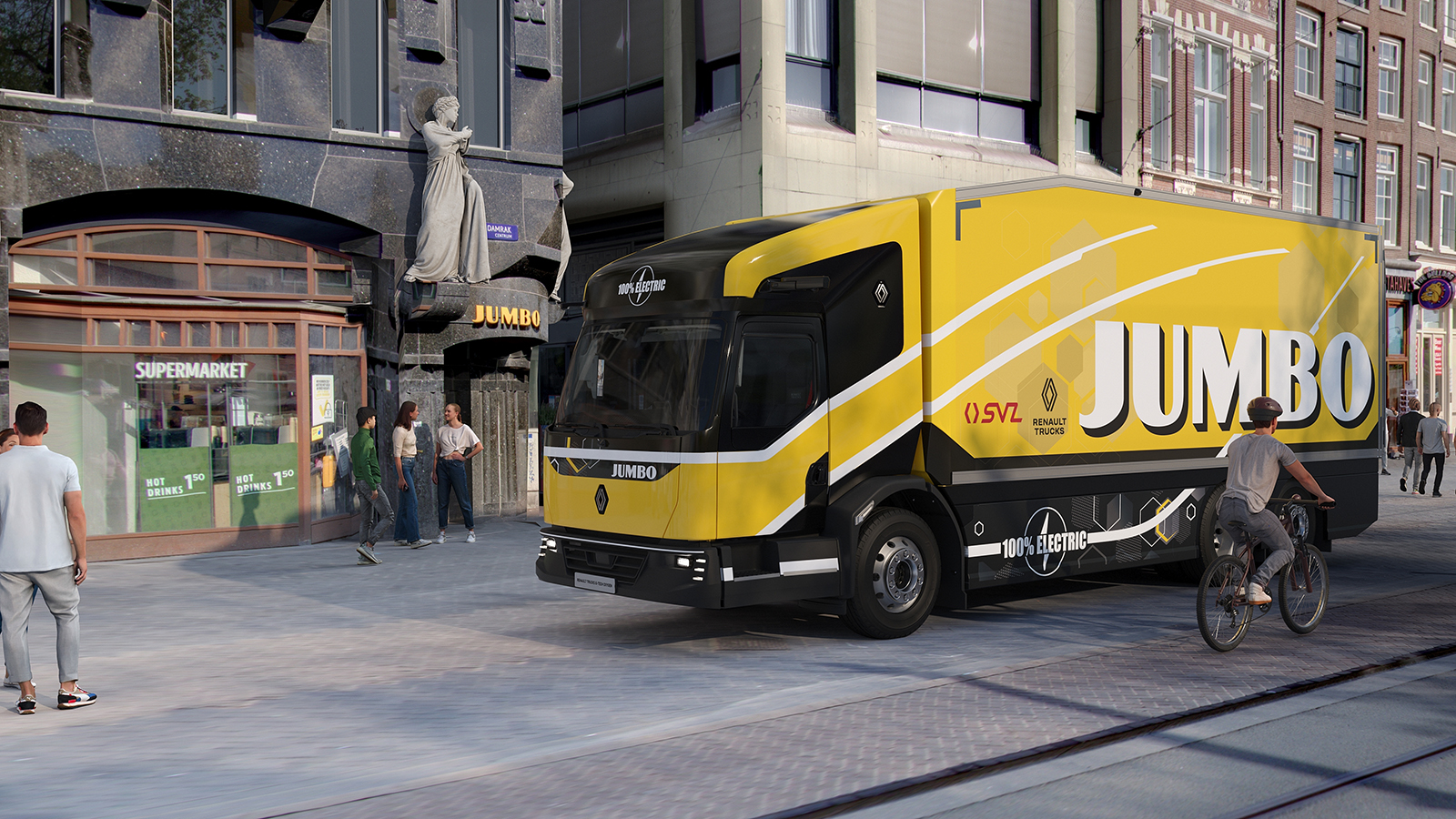 Oxygen: Το νέο ηλεκτρικό φορτηγό της Renault Trucks στο Αμστερνταμ ...