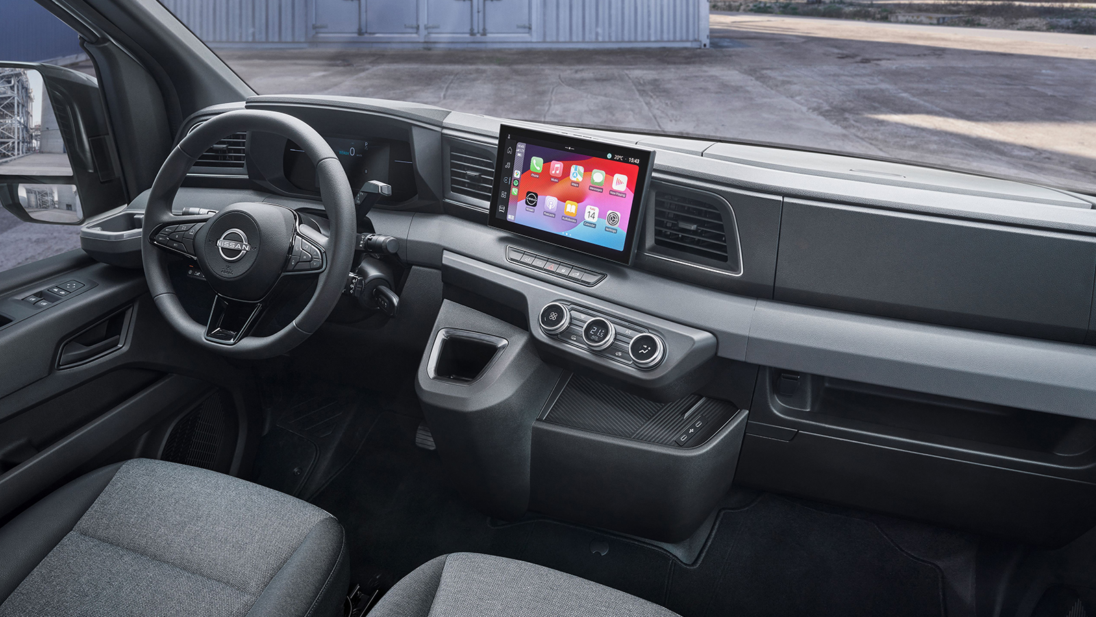 Το νέο Nissan Interstar θα είναι σύντομα διαθέσιμο και ως αμιγώς ηλεκτρικό και στην ελληνική αγορά. Το νέο Nissan Interstar θα είναι σύντομα διαθέσιμο και ως αμιγώς ηλεκτρικό και στην ελληνική αγορά.