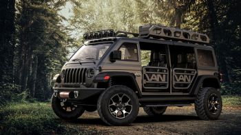 Το Jeep Vangler αποτελεί την (φανταστική) Van έκδοση του Wrangler.