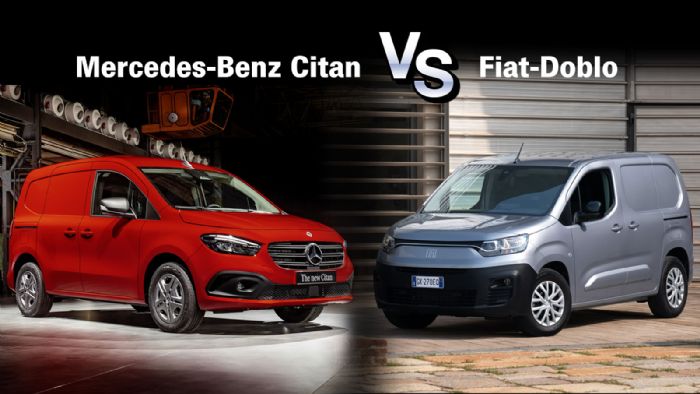 Συγκρίνουμε και αναλύουμε τις δυνατότητες και τα μειονεκτήματα των νέων Mercedes-Benz Citan και Fiat Doblo!
