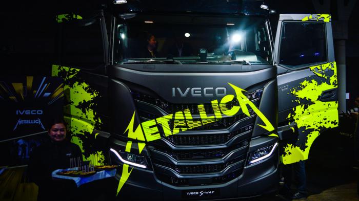 Η IVECO συνεργάζεται με τους Metallica για τα νέα της φορτηγά 