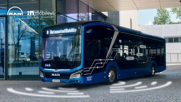 MAN & Mobileye συνεργάζονται για αυτόνομα αστικά λεωφορεία 