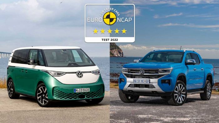 VW: Δύο επαγγελματικά μοντέλα με κορυφαία βαθμολογία στο Euro NCAP 