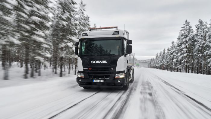 Ανατρεπόμενο Scania με καμπίνα «P-SLEEPER CAB».