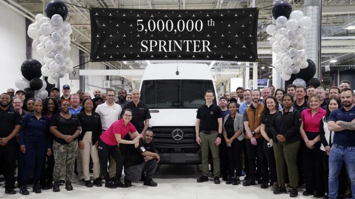 Πέντε εκατομμύρια οι πωλήσεις του Mercedes-Benz Sprinter! 
