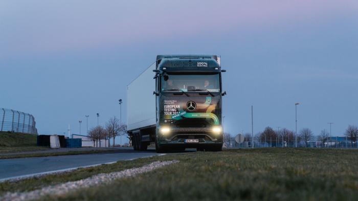 Το Mercedes-Benz eActros 600 βάζει πλώρη για το ρεκόρ Guinness! 