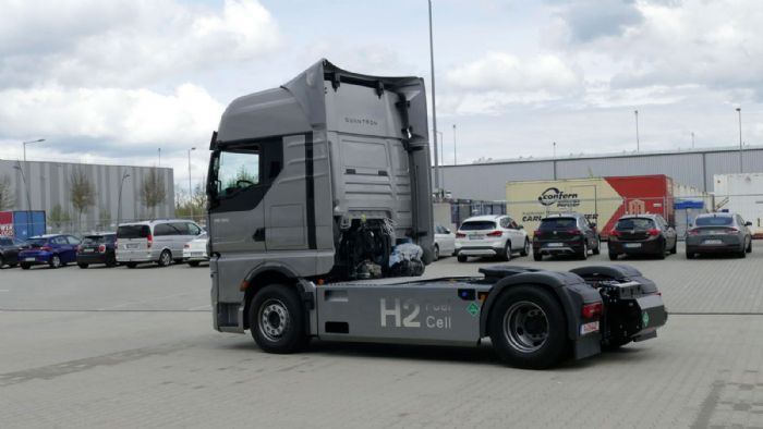 Quantron: Νέο φορτηγό κυψελών καυσίμου υδρογόνου 