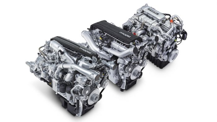 Με τρεις κινητήρες χωρητικότητας 6,7 έως 12,9 λίτρων και ισχύος 234 έως 530 ίππων, μπορεί να αποκτηθεί το DAF CF.