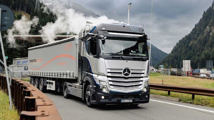 Daimler Truck: Πρώτες δοκιμές υψομέτρου με φορτηγό κυψελών καυσίμου 
