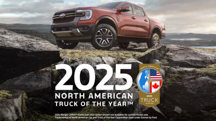 Ford Ranger: «Truck της Χρονιάς» για το 2025 στις ΗΠΑ! 