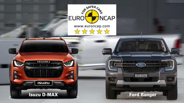 Ford Ranger & Isuzu D-MAX: Pick-ups 5 αστέρων    