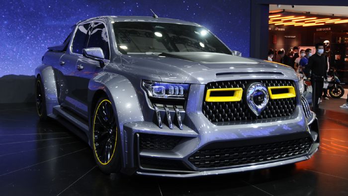 To πομπώδες όνομα Supercar Pickup Concept έδωσαν οι άνθρωποι της Great Wall στο πρωτότυπο pick-up που παρουσίασαν στην έκθεση Guangzhou Auto Show.