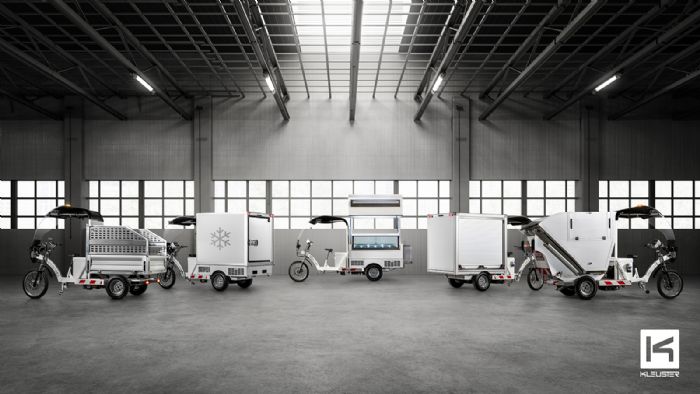Το Kleuster Freegones αποτελεί το μόνο e-cargo bike που προσφέρεται σε 5 εκδόσεις, απευθυνόμενο σε ένα μεγάλο εύρος χρήσεων.