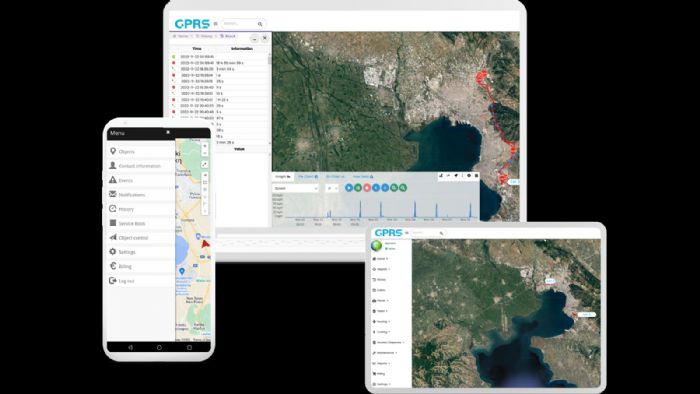 Το GPS tracker εγκαθίσταται στα οχήματα και επικοινωνεί με την πλατφόρμα GPRS της Skytrack δίνοντας στον διαχειριστή του στόλου (ή και σε περισσότερους χρήστες) την δυνατότητα να ελέγχει τα οχήματα κά