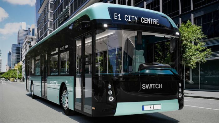 Το SWITCH e1 μεικτού βάρους 18 τόνων (10.775 κιλά το απόβαρο) διαθέτει ένα «monocoque» πλαίσιο και θα λανσαριστεί σε αστικές και περιαστικές εκδόσεις, όπως και ως σχολικό λεωφορείο αλλά και λεωφορείο 