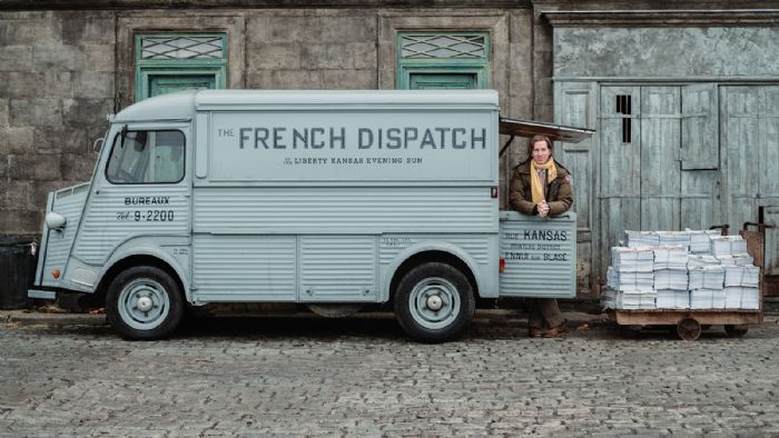 Ισχυρή η παρουσία της Citroen στην τελευταία ταινία «The French Dispatch» του Wes Anderson.