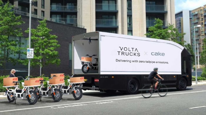 Volta Trucks και Cake ενώνουν τις δυνάμεις τους στην ηλεκτροκίνηση 