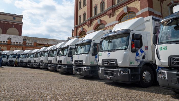 Τα νέα 20 ηλεκτρικά φορτηγά της Renault Trucks, θα επιτρέψουν στην Feldschοsschen να απαλλάσσει ετησίως την ατμόσφαιρα από 240 τόνους εκπομπών CO2.